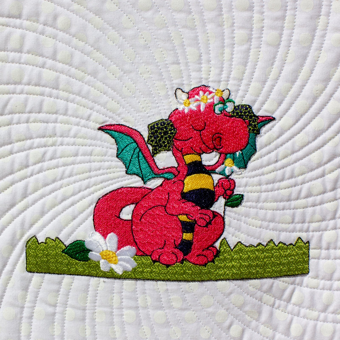 Dragon 8 Little Girl Dragon Embroidery - Download