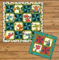 Dragon Applique Quilt & Table Topper Pattern