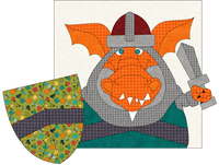 Knight Dragon Applique