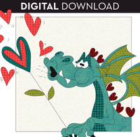 Bubbles Dragon Applique