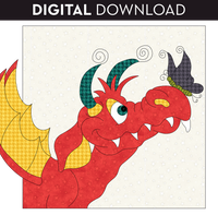 Butterfly Dragon Applique