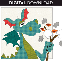 S'mores Dragon Applique