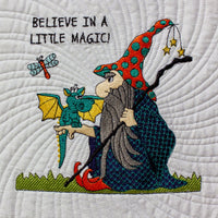 Dragon 14 Dragon & Wizard Embroidery - Download