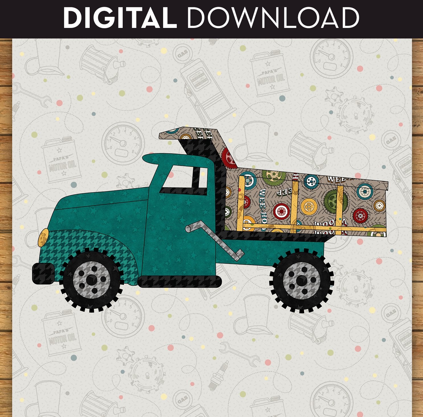 Dump Truck Applique