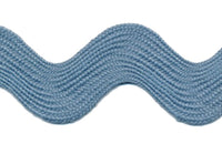 Jumbo Ric Rac Dusty Blue - 1 yd Cut