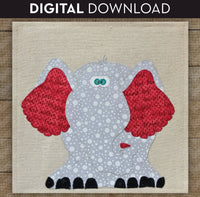 Elephant Applique