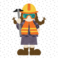 Engineer Gnome Applique