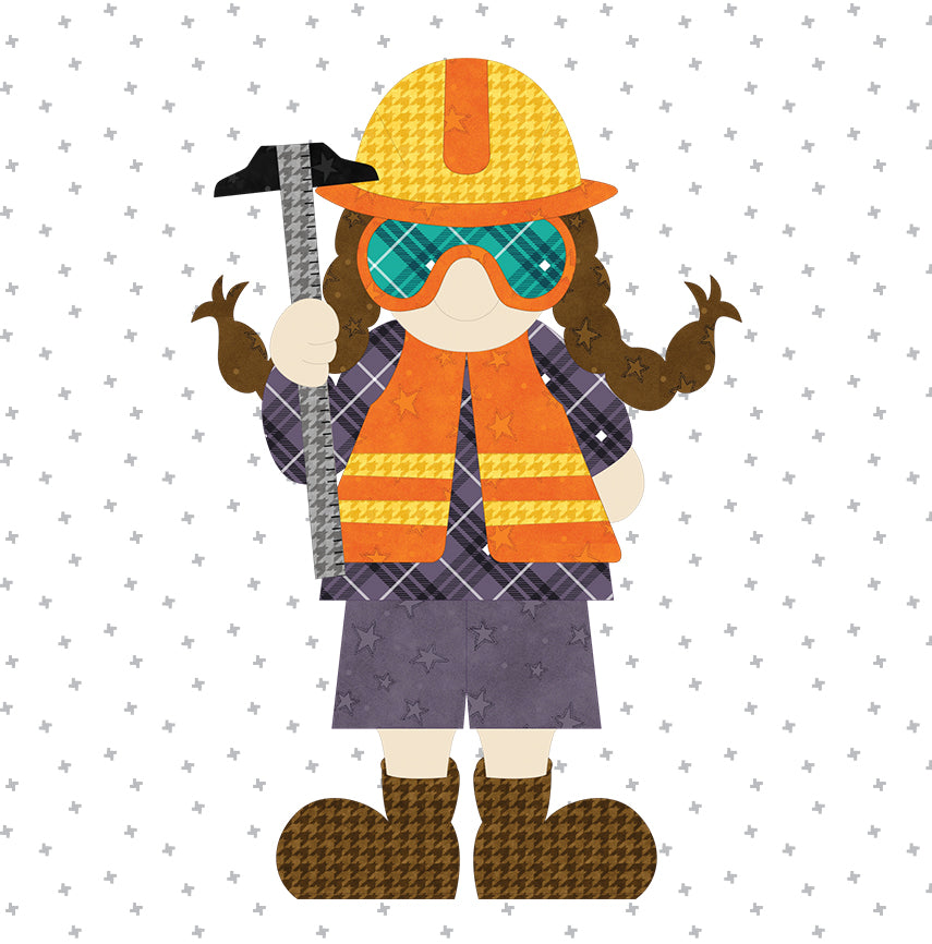Engineer Gnome Applique