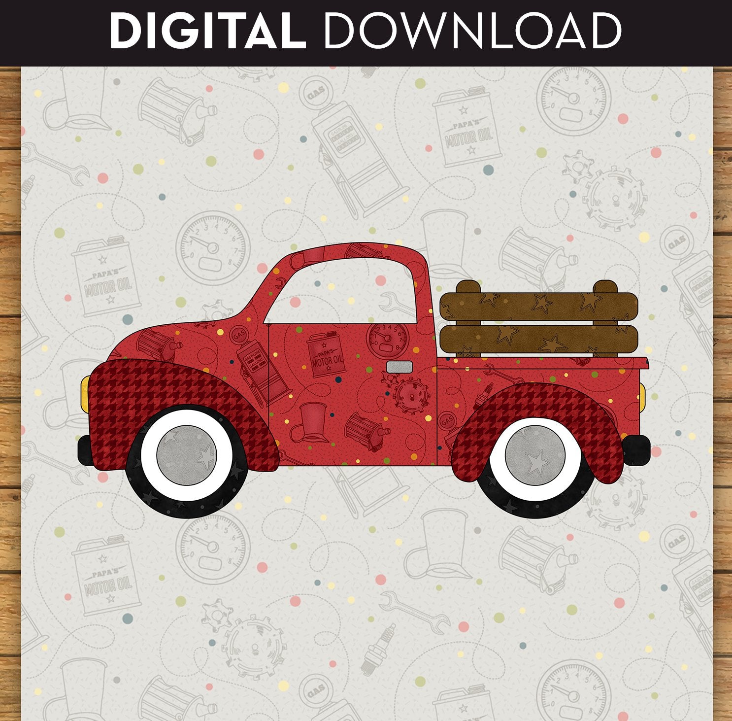 Farm Truck Applique