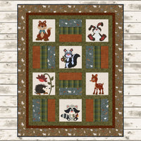 Flannel Woodland Critter Quilt Pattern