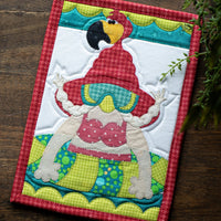 Floaty Flamingo Gnome Mug Rug Kit