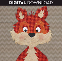 Fox Head Applique