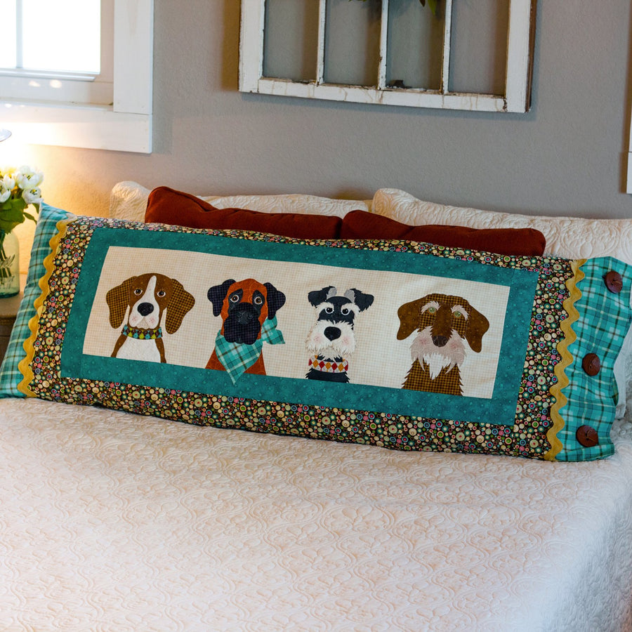 Furry Friends Applique Bench Pillow Kit