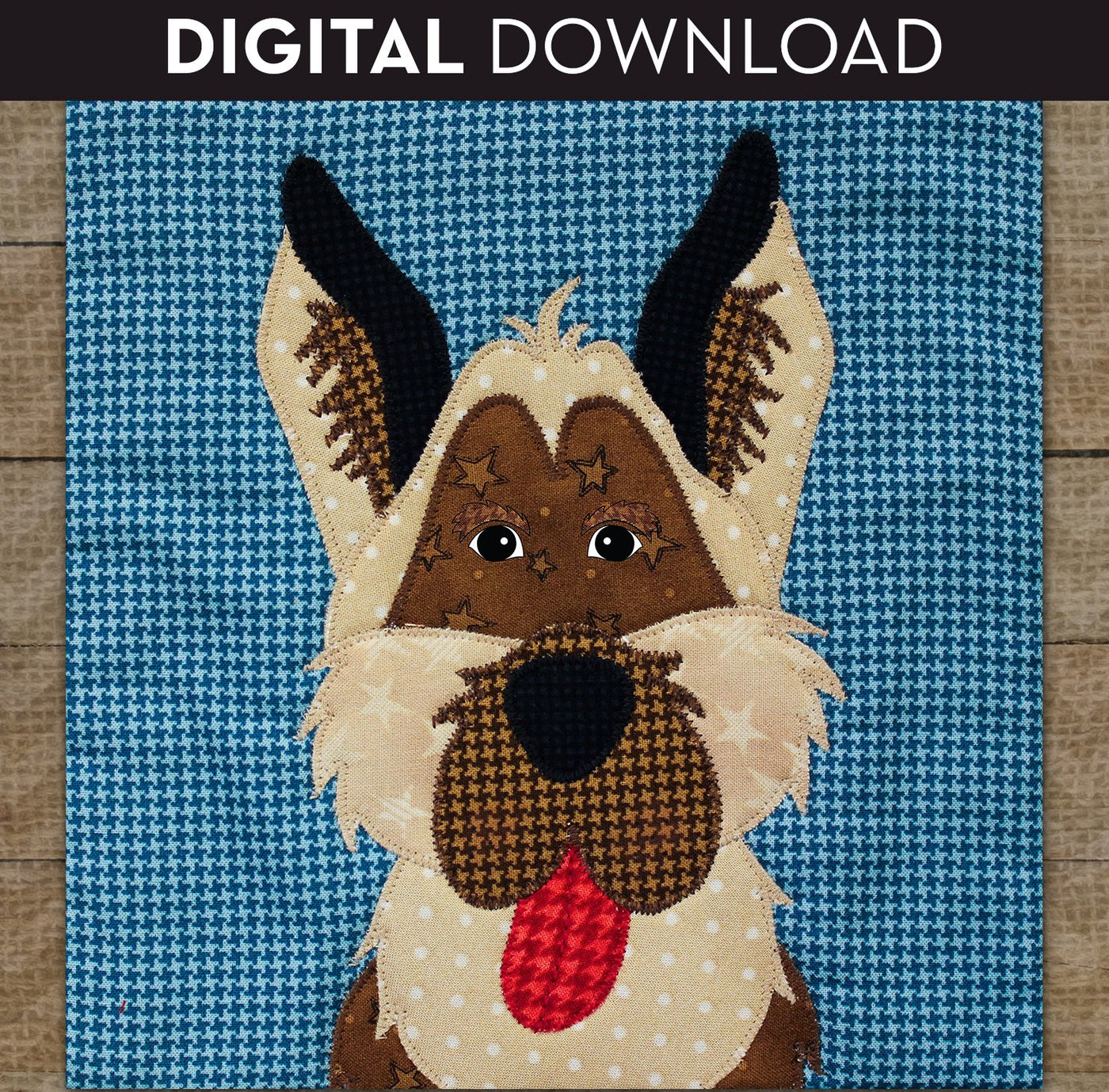 German Shepherd Applique