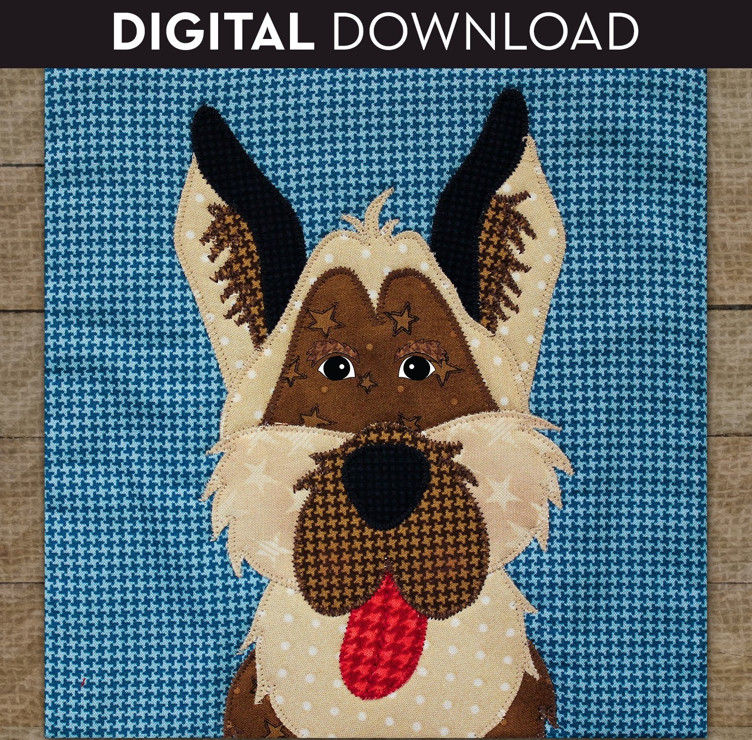 German Shepherd Applique