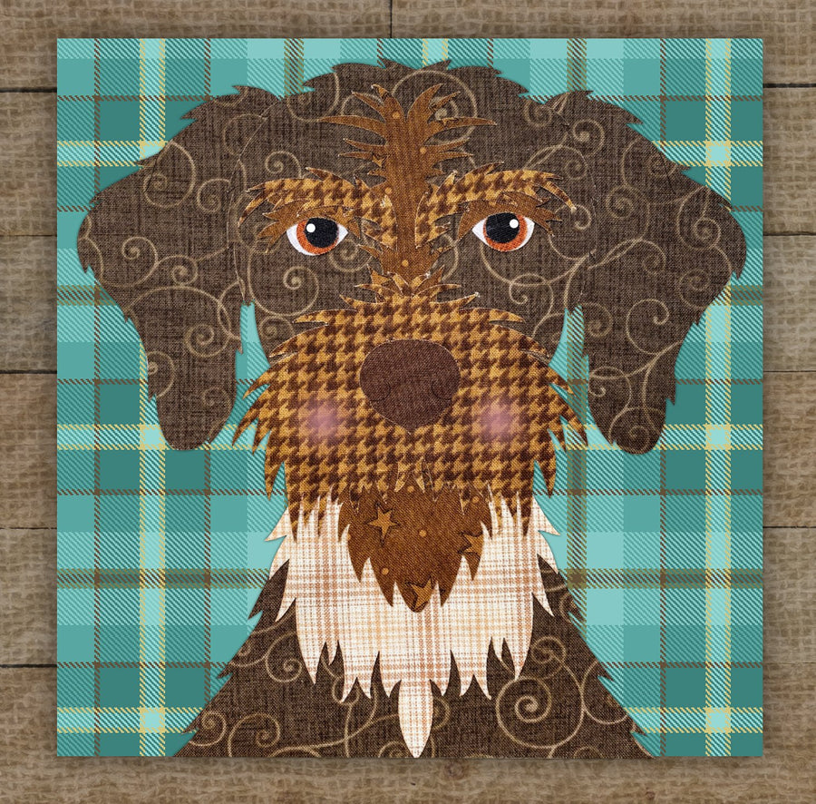 German Wirehaired Pointer Applique