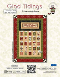Glad Tidings Quilt 1 Pattern (FREE Digital Download)
