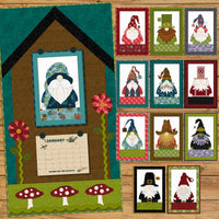 Canada Gnome for the Holidays Calendar Applique Quilt Pattern