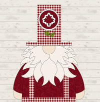 July Canada Gnome Applique