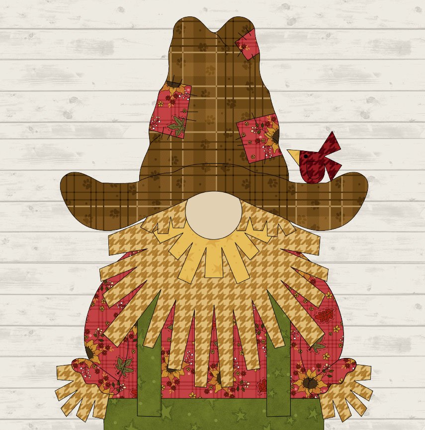 September Gnome Applique