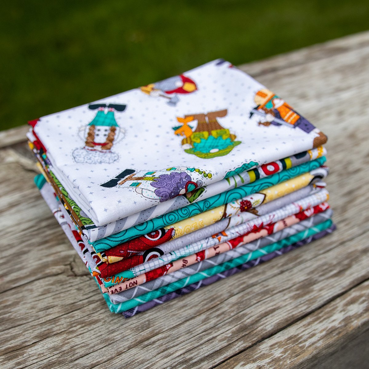 Gnome Town Heroes Fat Quarter Bundle