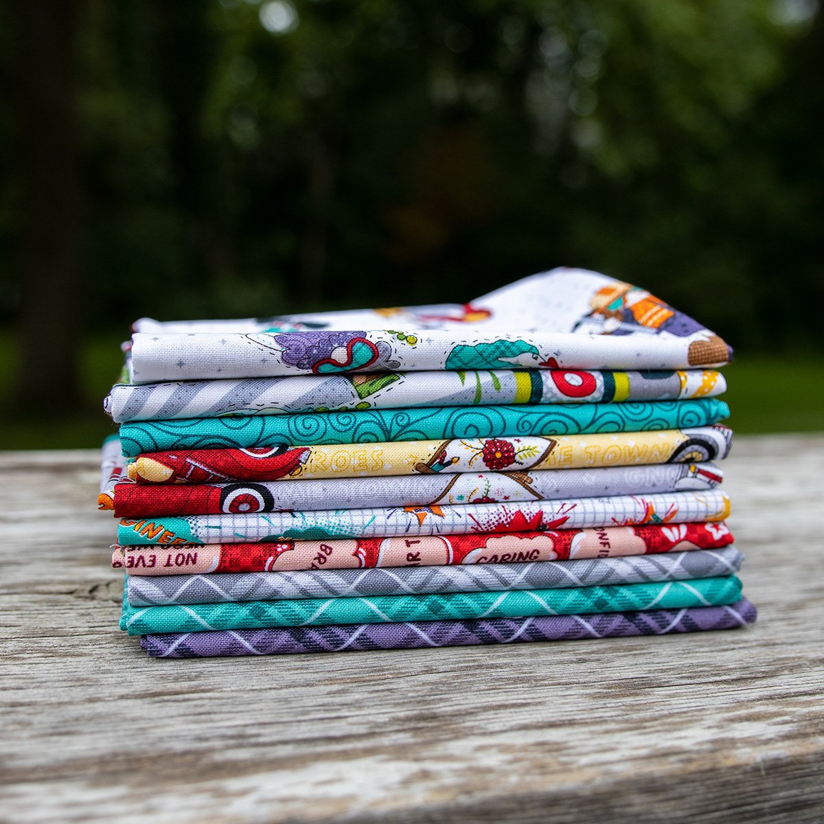 Gnome Town Heroes Fat Quarter Bundle