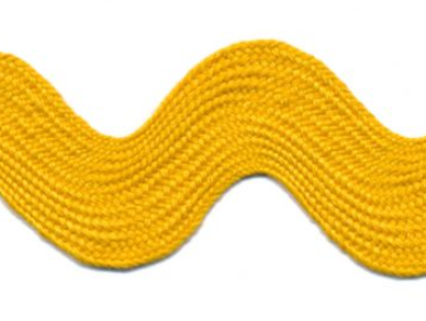Jumbo Ric Rac Gold - 1 yd Cut