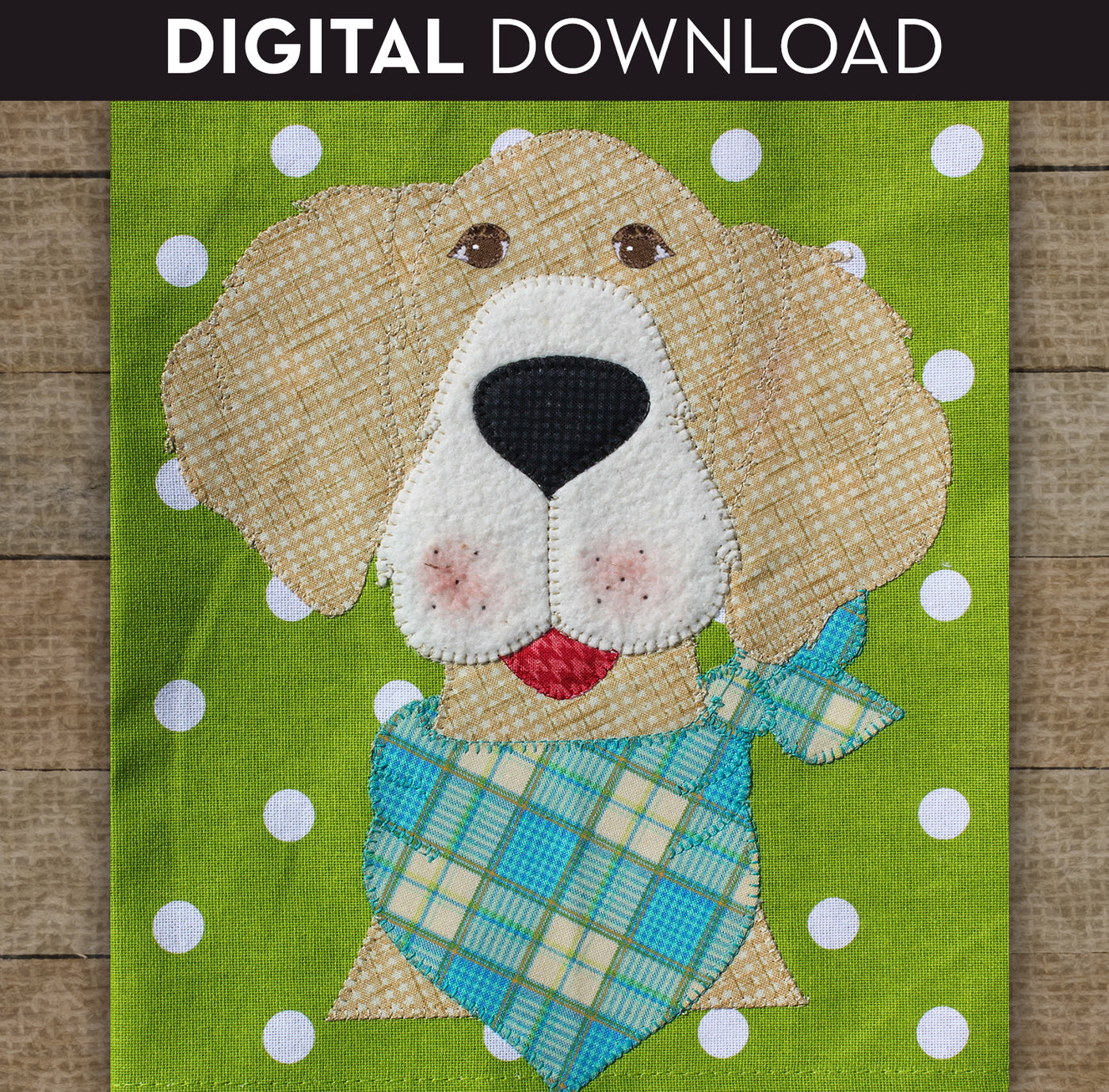 Golden Retriever Applique