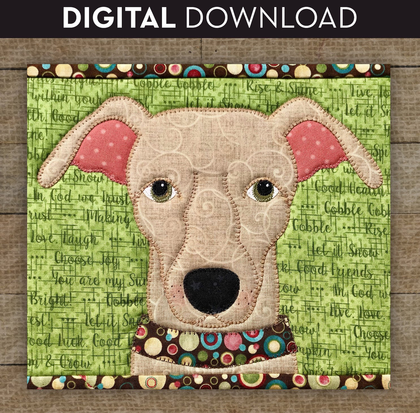 Greyhound Applique