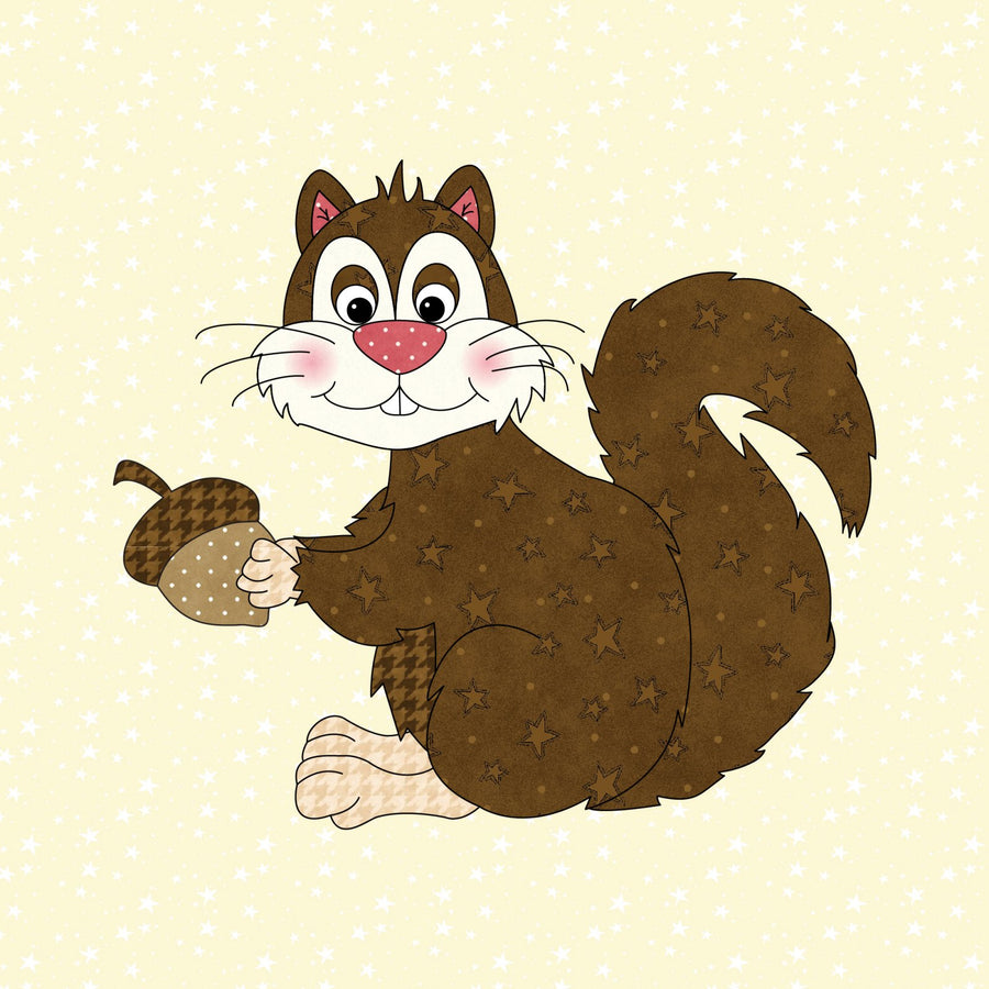 Squirrel Applique