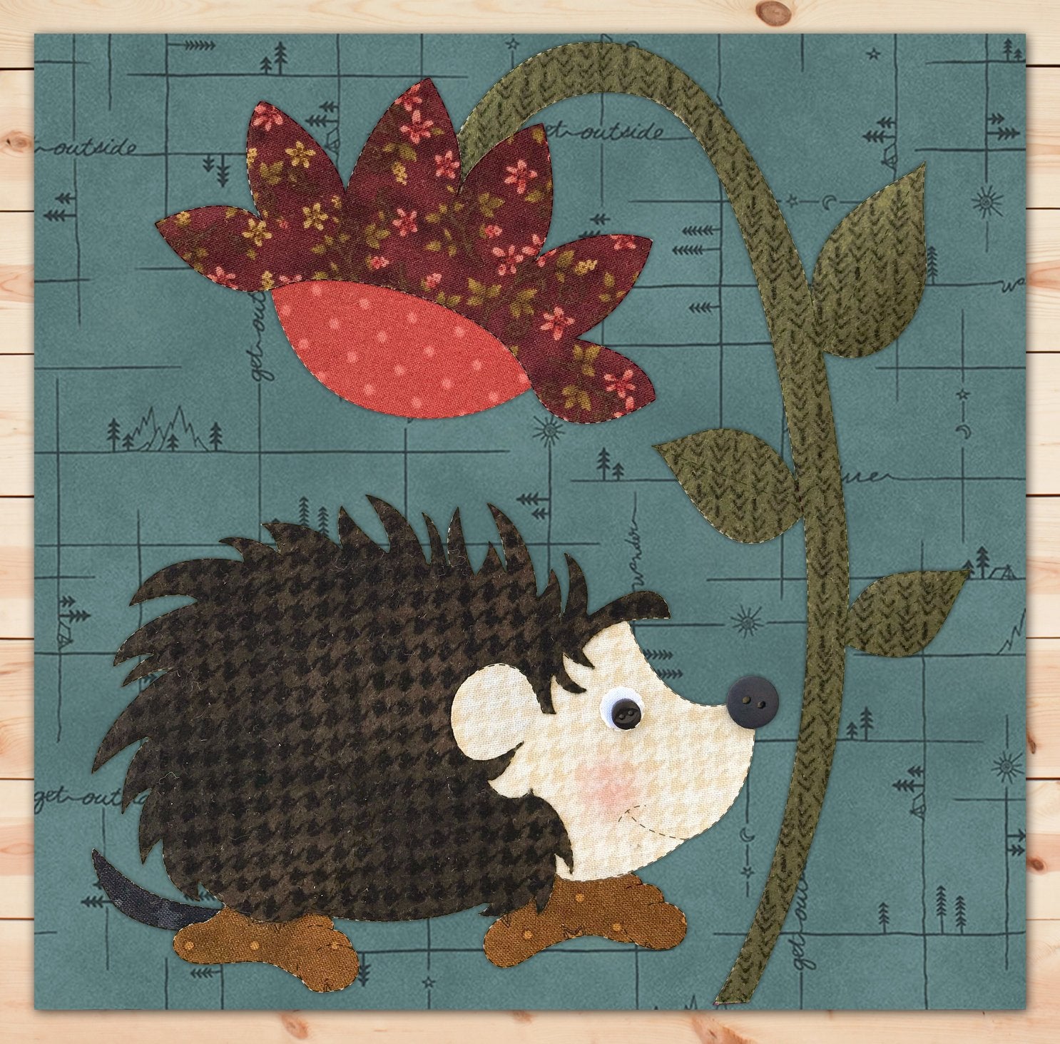 Hedgehog Applique