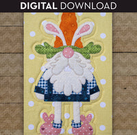 Hoppy Gnome Applique