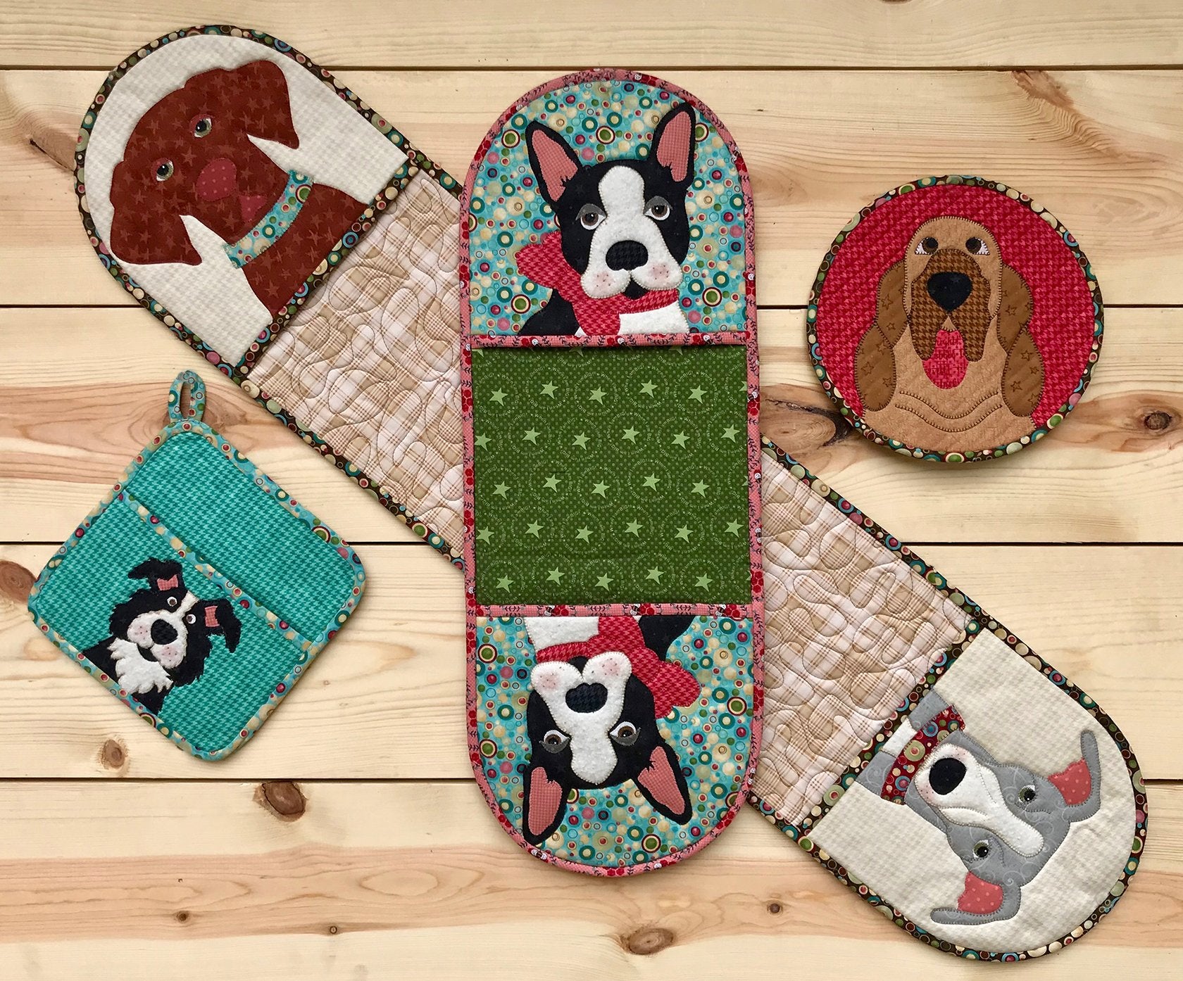 Doggy Hot Pads Pattern (Appliques not included)