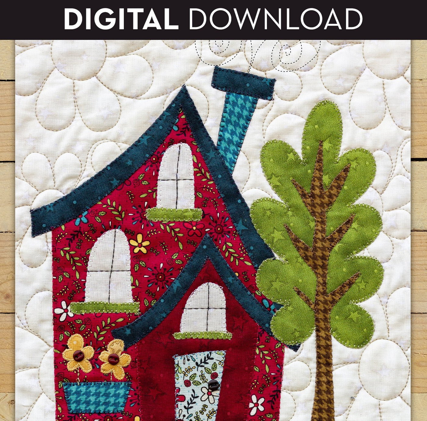 Red House Applique