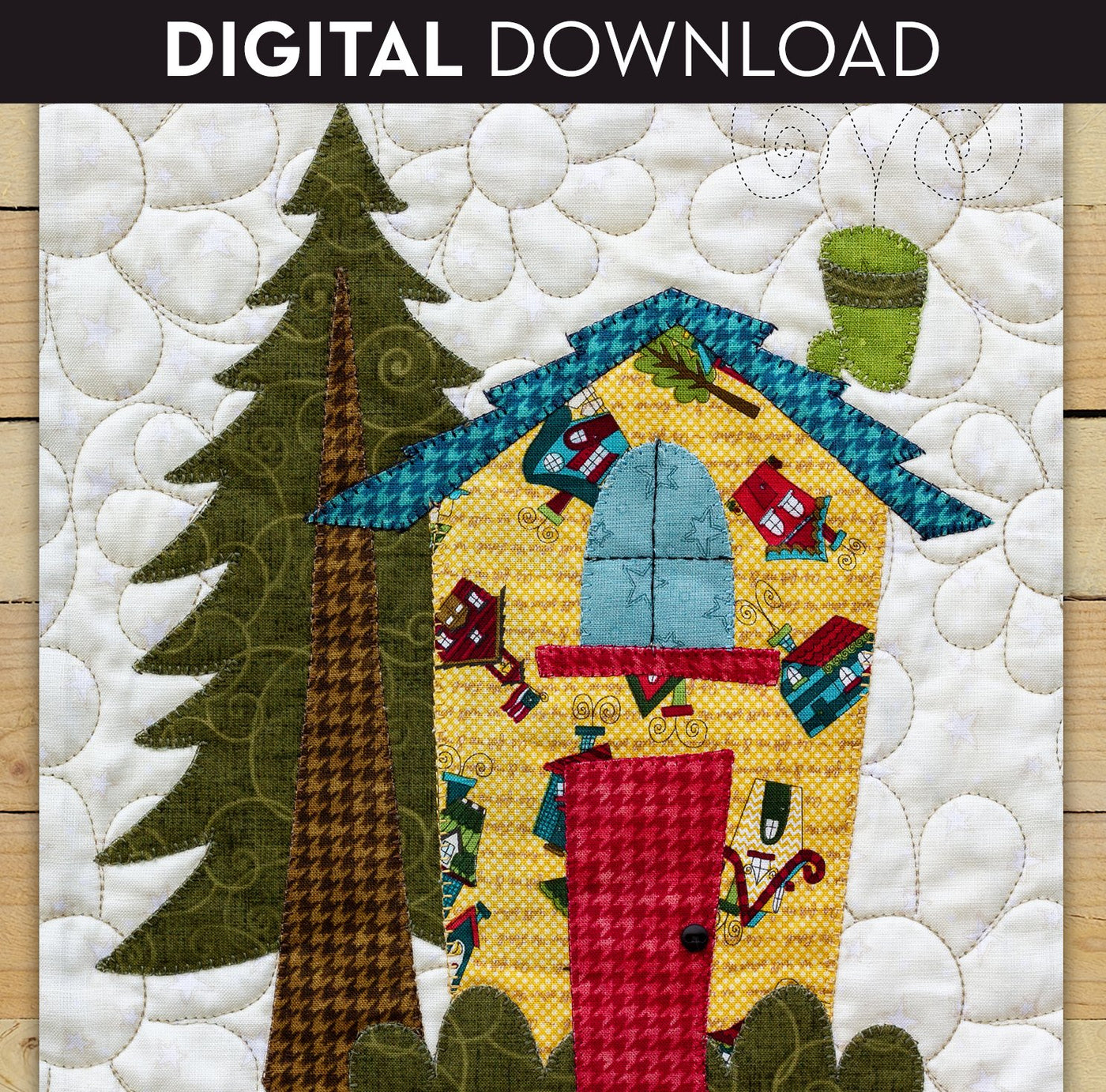 Yellow House Applique