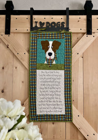 I Love Dogs Metal Hanger