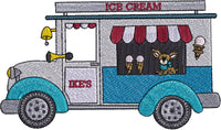 Ike Ice Cream Truck Embroidery - Download