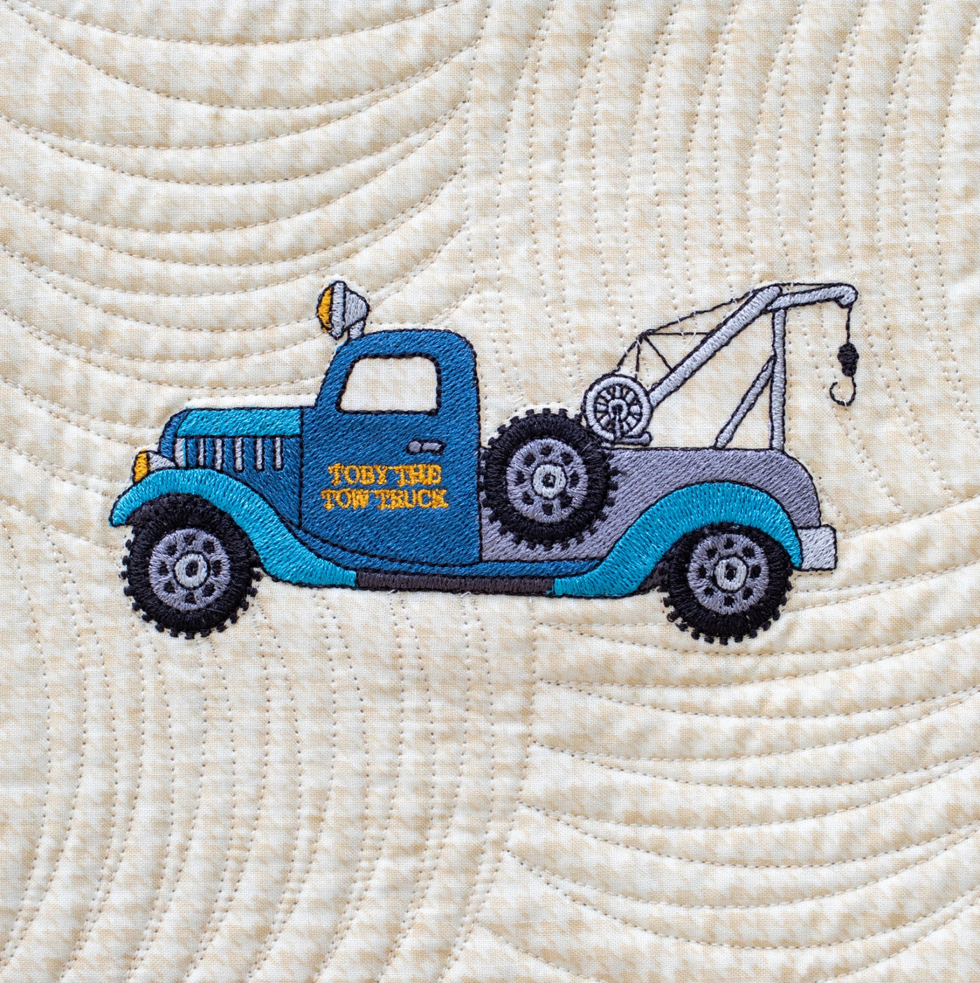 Toby Tow Truck Embroidery - Download