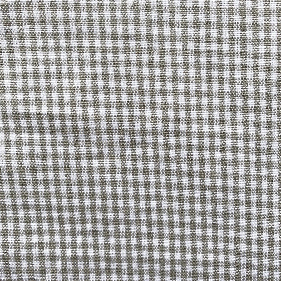 Tea Towel Mini Check Grey/White