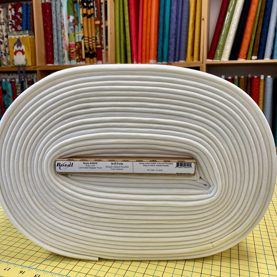 Bosal In-R-Form Plus Single Sided Fusible Foam Stabilizer (per yard)