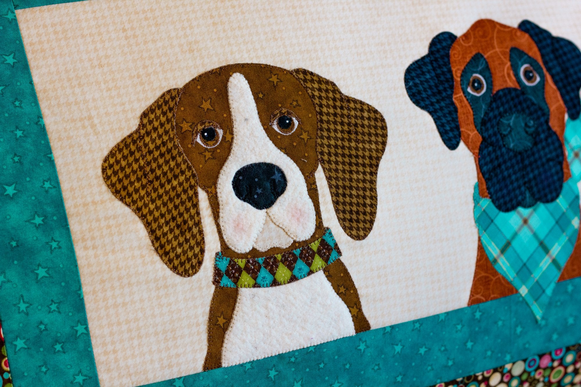 Furry Friends Applique Bench Pillow Kit