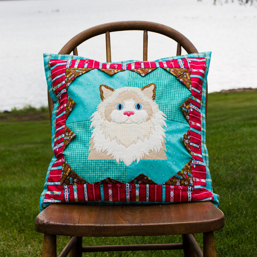 Patches & Points Pillow Cover Pattern (Applique not included)