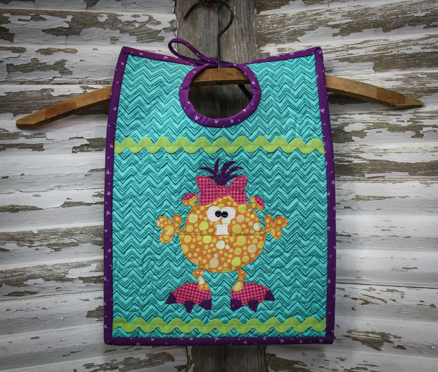 Silly Gilly Monster Bibs Pattern