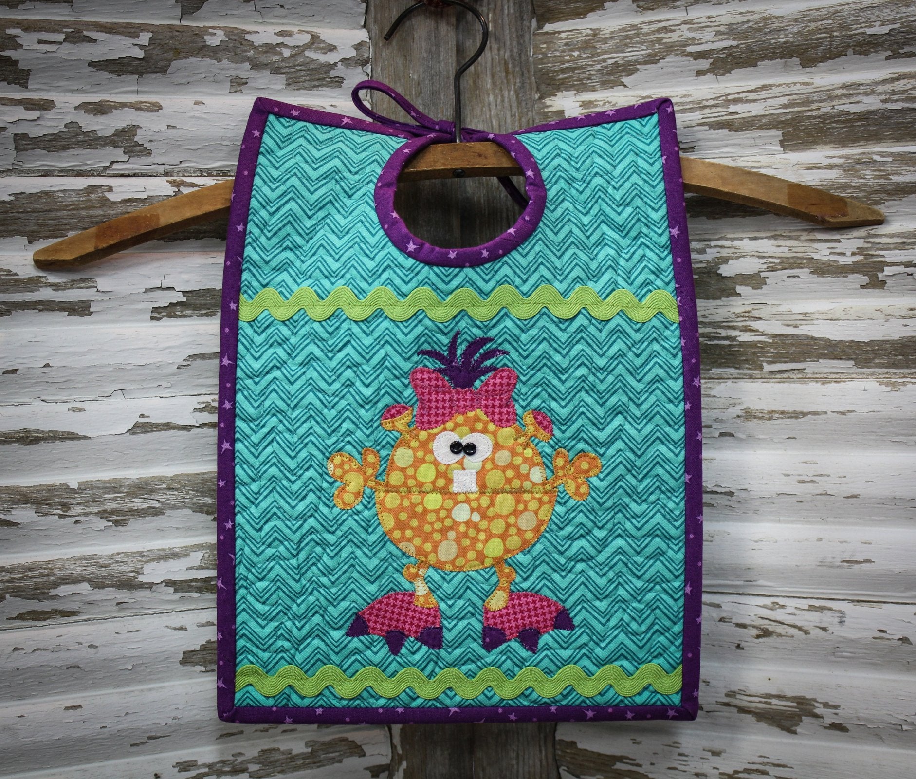 Silly Gilly Monster Bibs Pattern