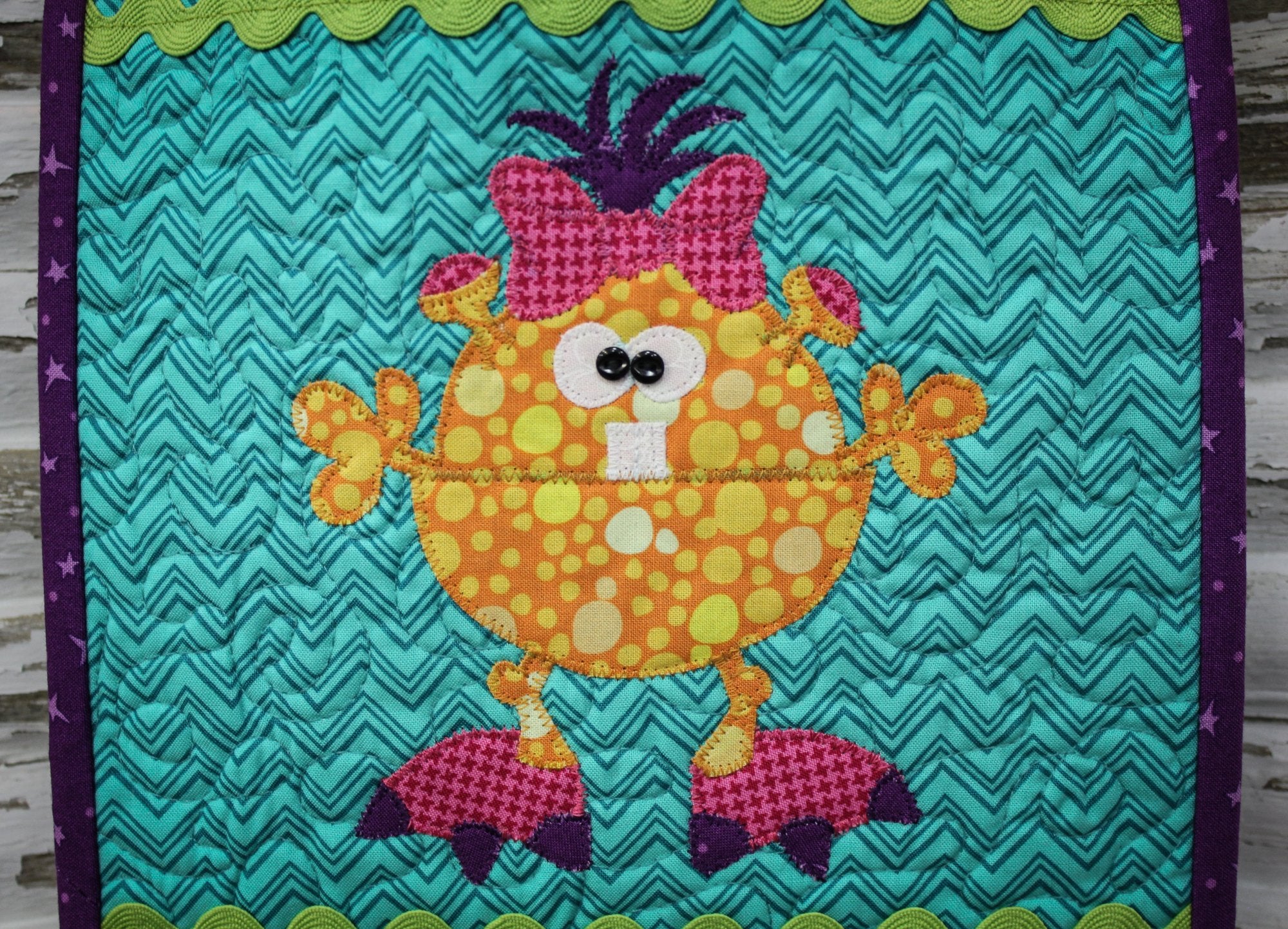 Silly Gilly Monster Bibs Pattern
