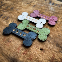 Pawprint Bone Buttons