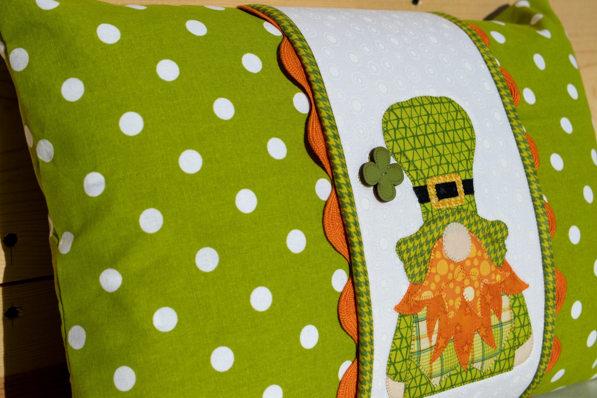 Irish Gnome Pillow Wrap & Cover Kit