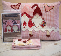 Love Gnomes Applique Pillow Cover Kit