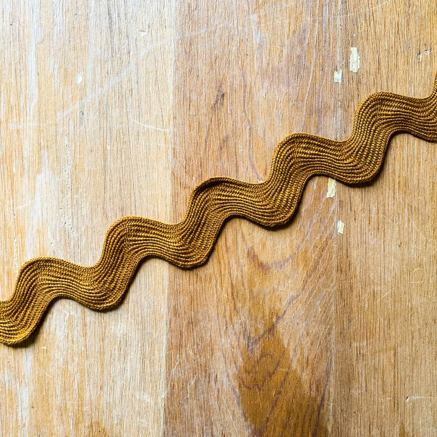 Jumbo Ric Rac Chestnut - 1 yd Cut