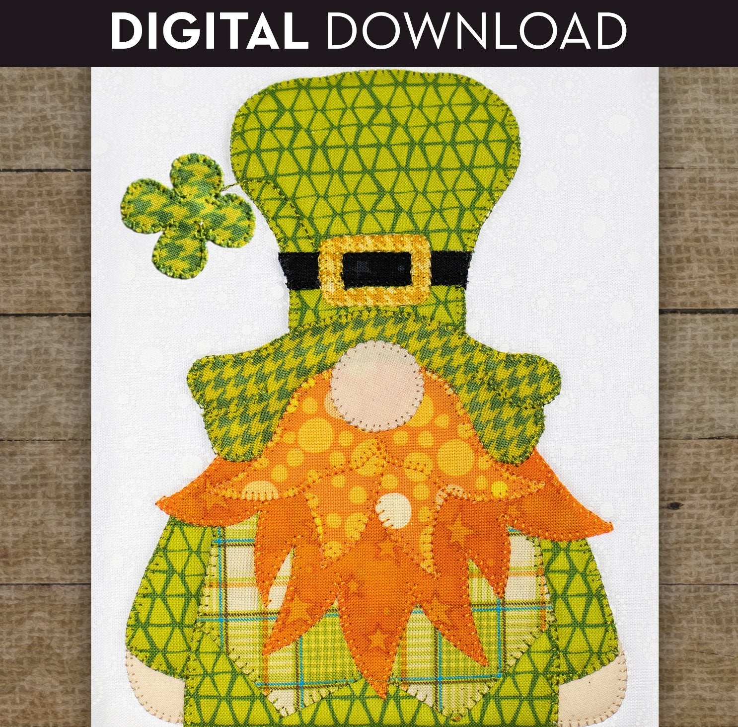 Irish Gnome Applique